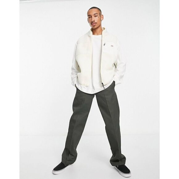 Dickies Red Chute vest off white cream small new - Picture 1 of 15